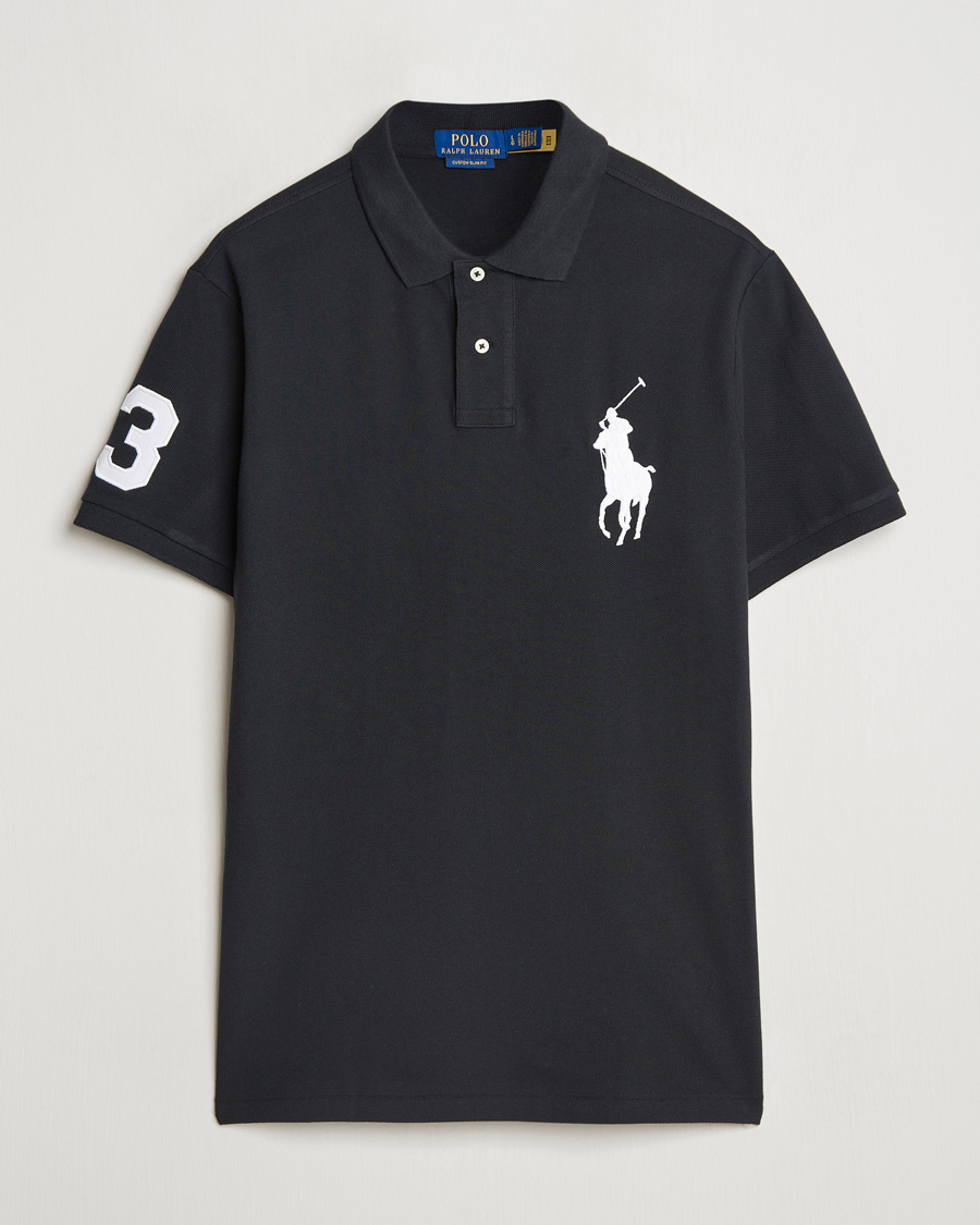 Polo Ralph Lauren ブラック ビックポニー　カスタム フィット Polo Ralph Lauren Custom Fit Big Pony Polo Polo Black en CareOfCarl.es