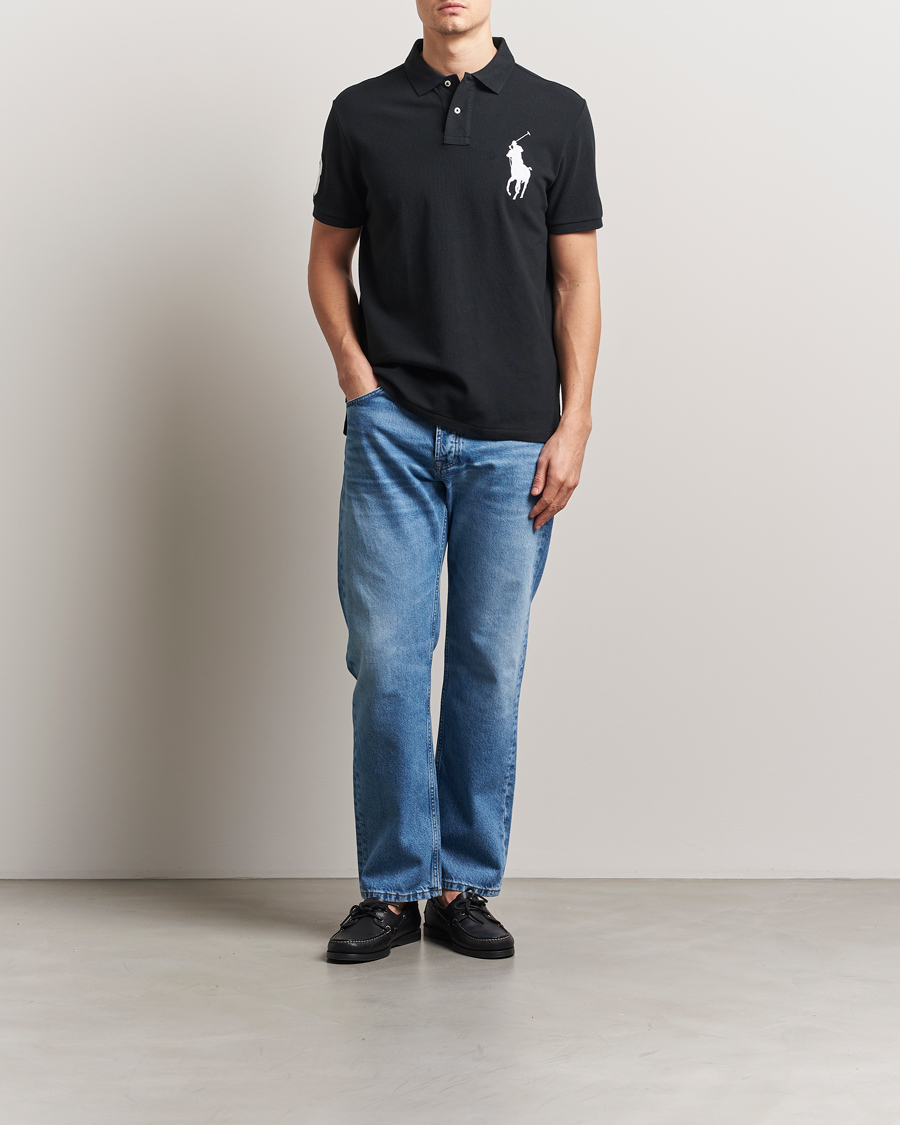 Hombres | Polos | Polo Ralph Lauren | Custom Fit Big Pony Polo Polo Black