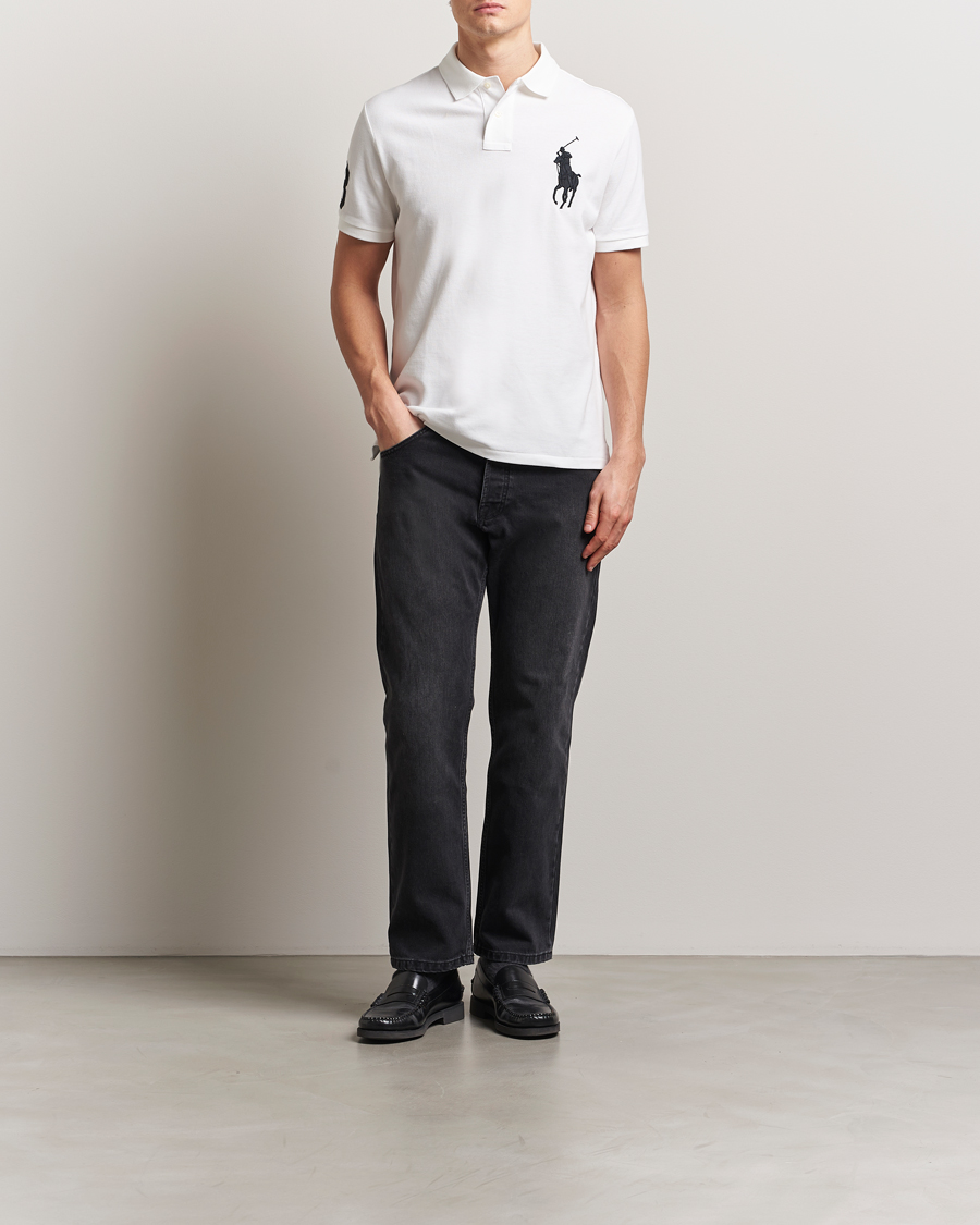 Hombres | Polos | Polo Ralph Lauren | Custom Fit Big Pony Polo White