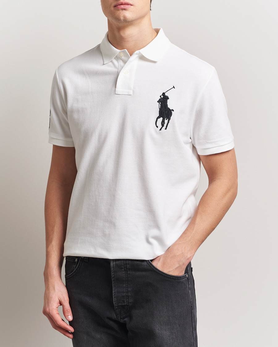 Hombres | Polos | Polo Ralph Lauren | Custom Fit Big Pony Polo White