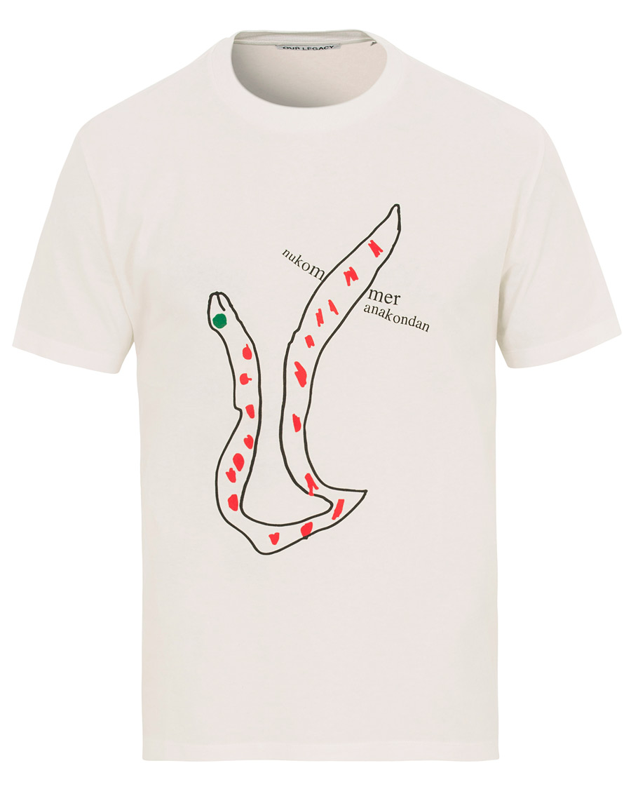 Hombres | Camisetas | Our Legacy | Box T-shirt Anaconda White
