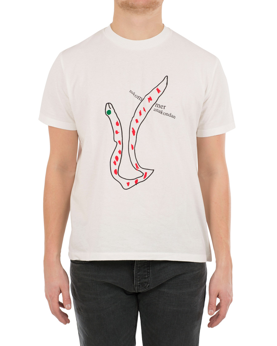 Hombres | Camisetas | Our Legacy | Box T-shirt Anaconda White