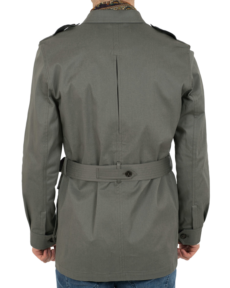 Hombres | Abrigos y chaquetas | Private White V.C. | Belted Safari Jacket Teal Green