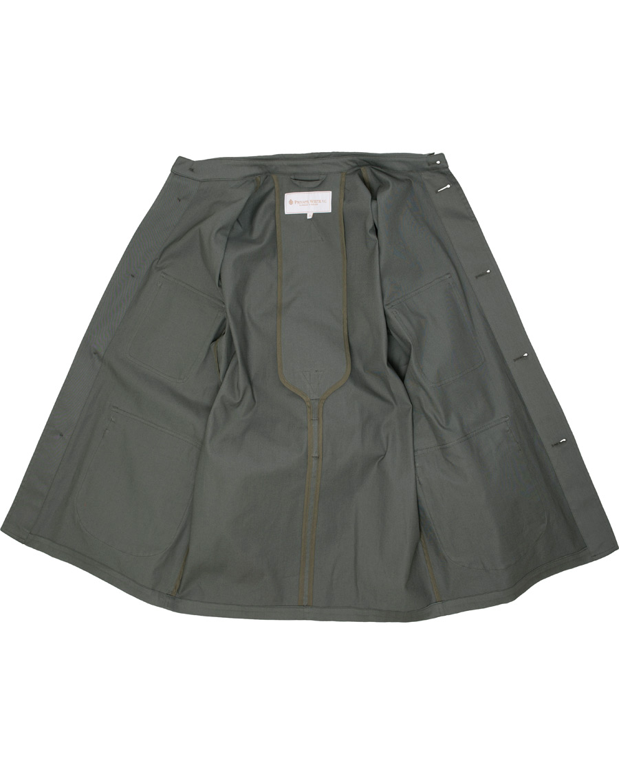 Hombres | Abrigos y chaquetas | Private White V.C. | Belted Safari Jacket Teal Green