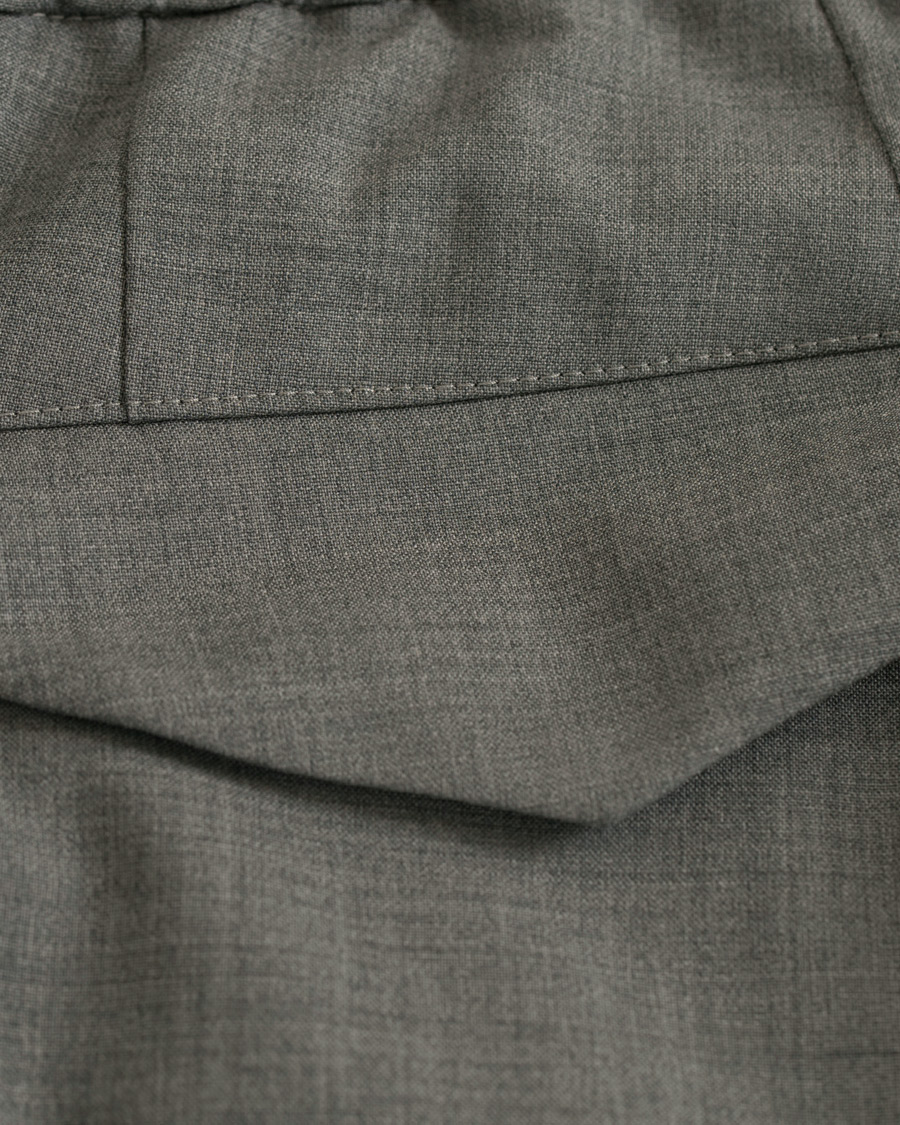 Hombres | Pantalones | Barena | Nitro Pleated Trousers Light Grey