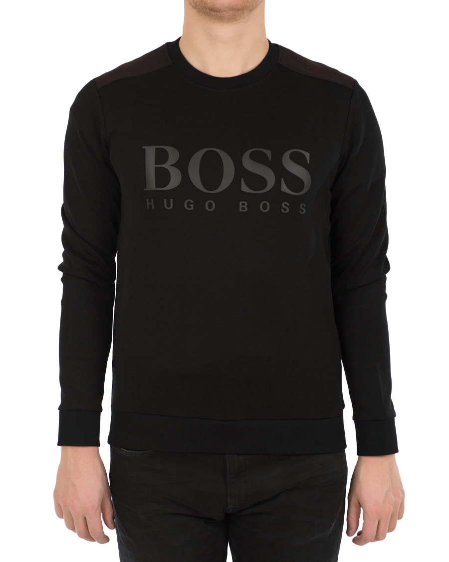 Hombres | Jerséis y prendas de punto | BOSS GREEN | BOSS Athleisure Salbo Sweatshirt Black