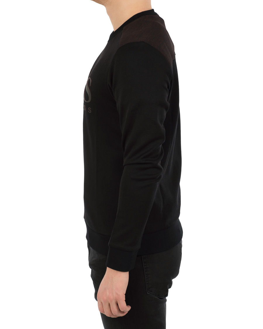 Hombres | Jerséis y prendas de punto | BOSS GREEN | BOSS Athleisure Salbo Sweatshirt Black