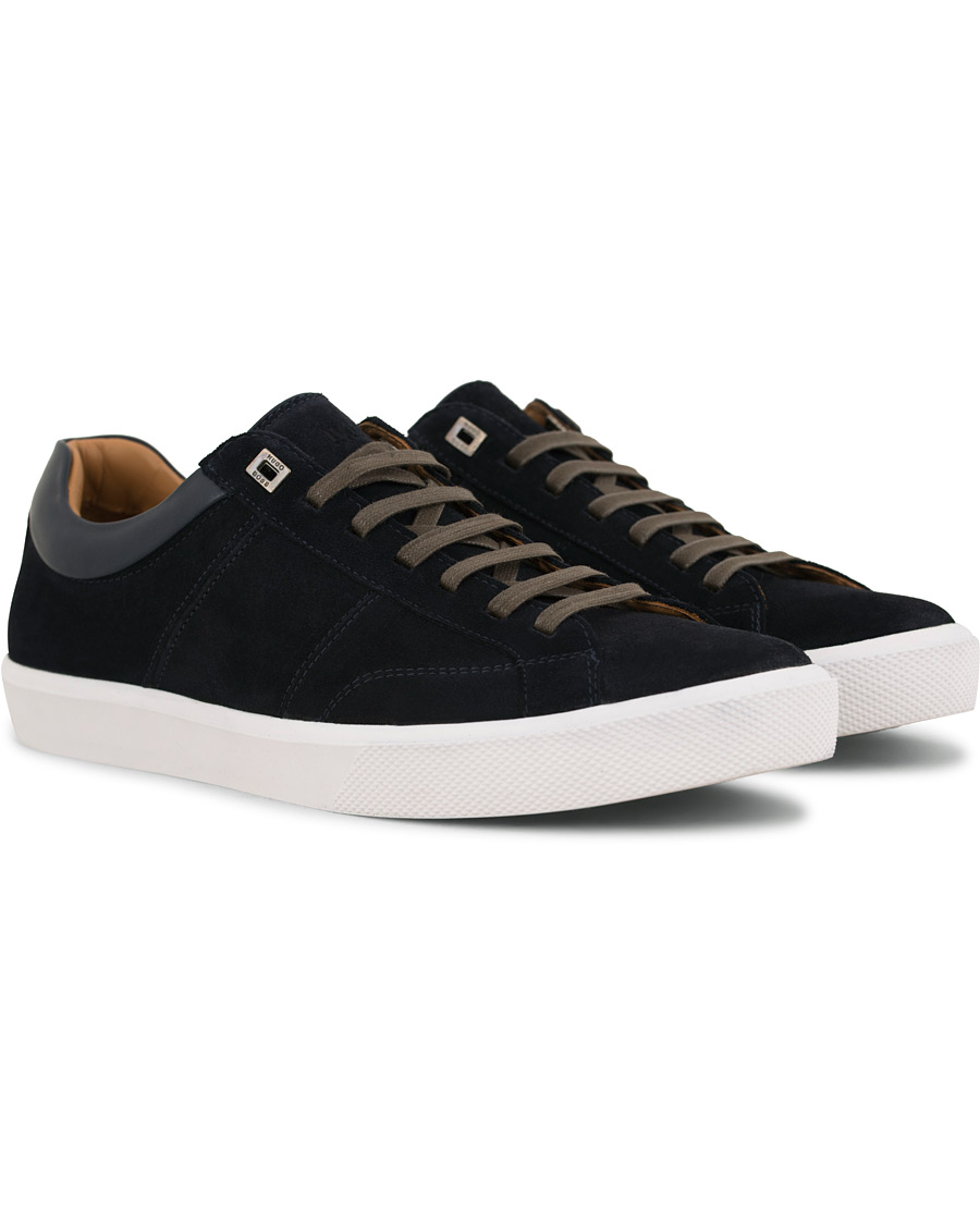 Hombres | BOSS Escape Tenn Sneaker Navy Suede | BOSS BLACK | BOSS Escape Tenn Sneaker Navy Suede