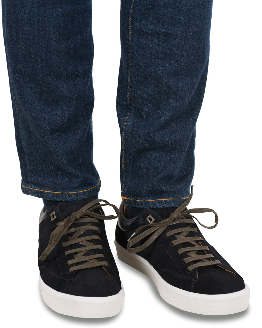 Hombres | BOSS Escape Tenn Sneaker Navy Suede | BOSS BLACK | BOSS Escape Tenn Sneaker Navy Suede