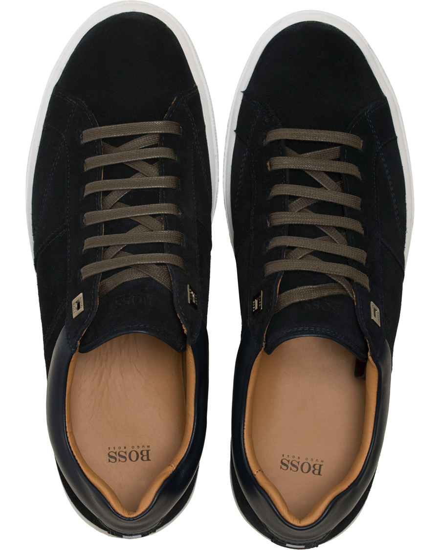Hombres | BOSS Escape Tenn Sneaker Navy Suede | BOSS BLACK | BOSS Escape Tenn Sneaker Navy Suede