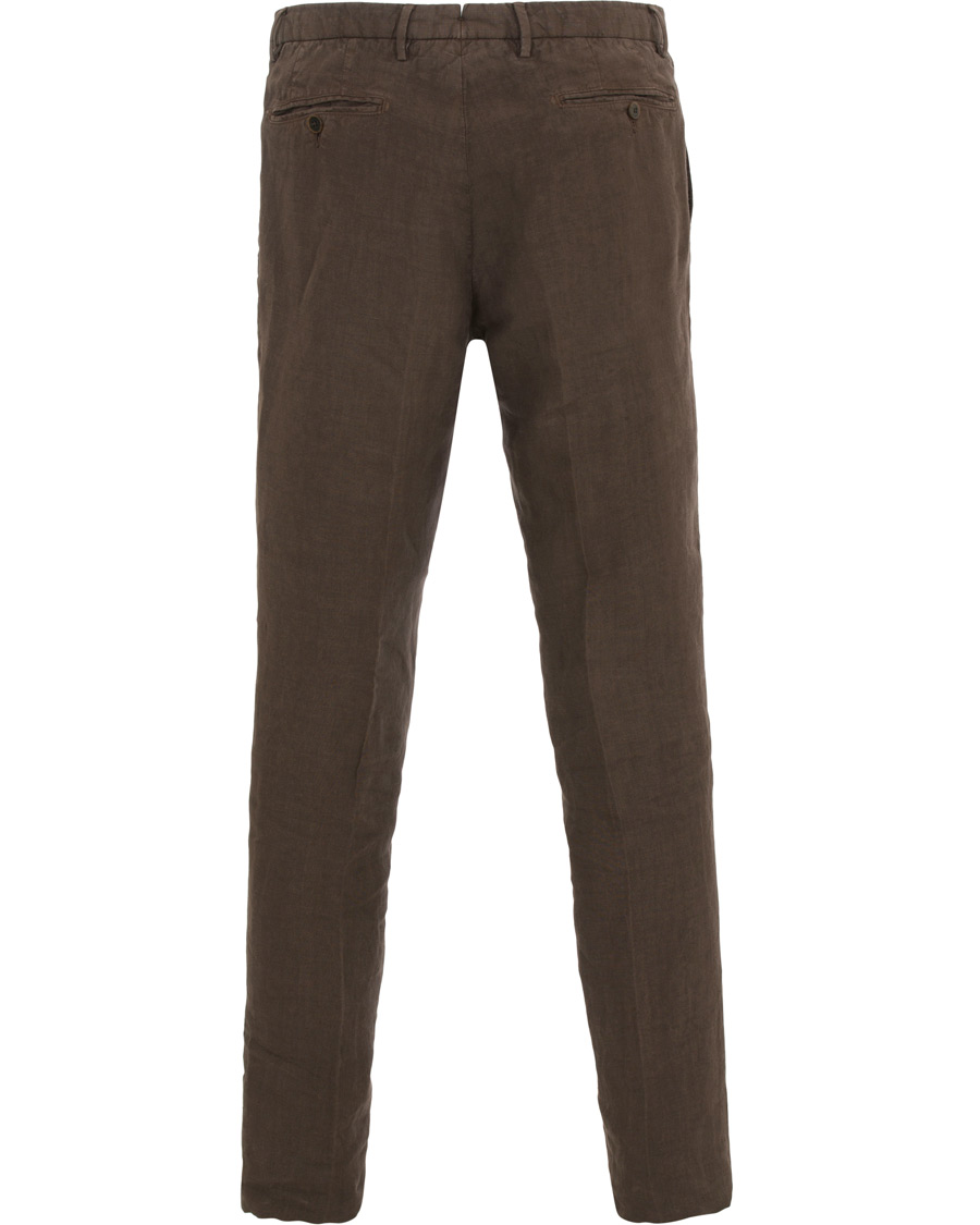 Hombres | Trajes | Boglioli | K Jacket Linen Suit Brown