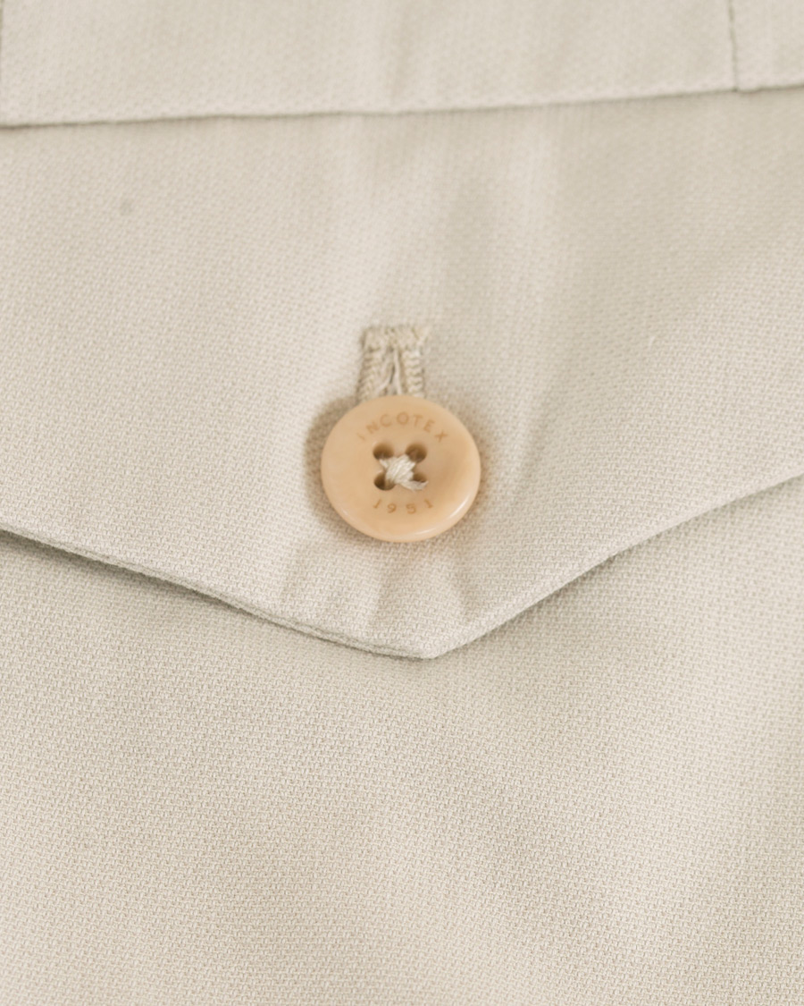 Hombres | Pantalones cortos | Incotex | Ice Cotton Shorts Off White