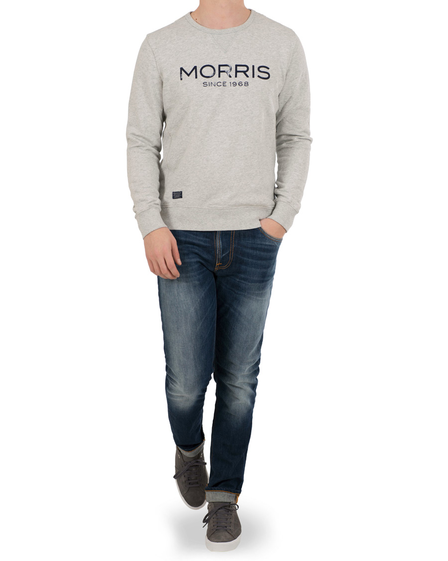 Hombres | Jerséis y prendas de punto | Morris | Baker Sweatshirt Grey