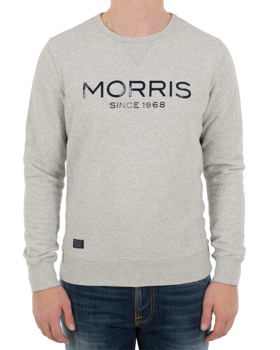 Hombres | Jerséis y prendas de punto | Morris | Baker Sweatshirt Grey