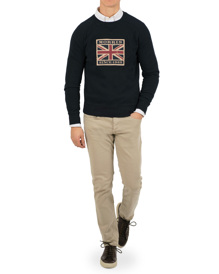 Hombres | Jerséis y prendas de punto | Morris | Jack Sweatshirt Old Blue