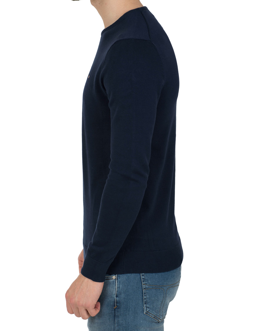 Hombres | Jerséis y prendas de punto | Lexington | Bradley Crewneck Sweater Deepest Blue