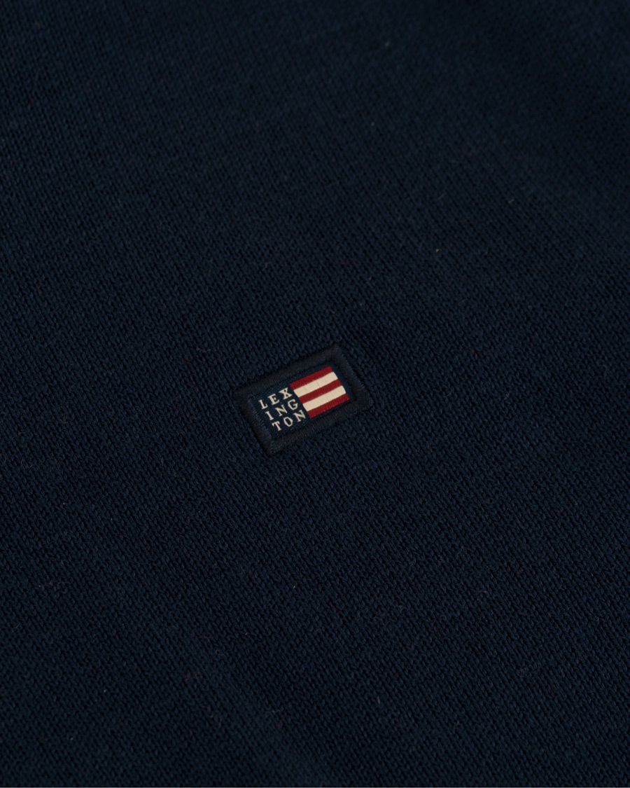 Hombres | Jerséis y prendas de punto | Lexington | Bradley Crewneck Sweater Deepest Blue