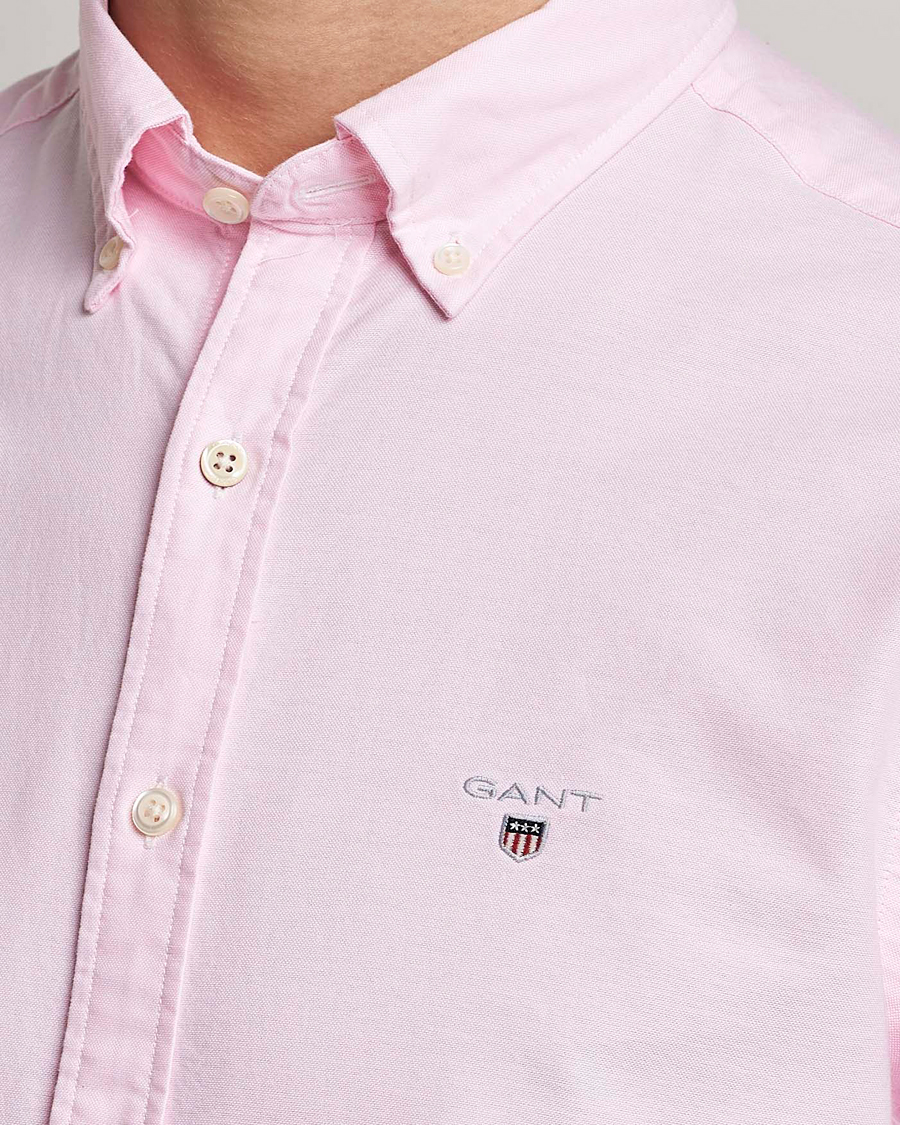 Hombres | Camisas | GANT | Slim Fit Oxford Shirt Light Pink
