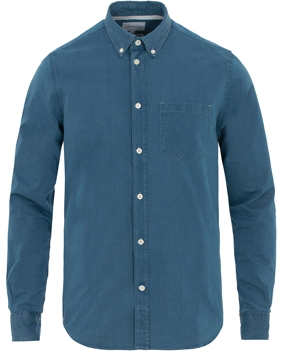 Hombres | Camisas | Norse Projects | Anton Denim Shirt Sunwashed