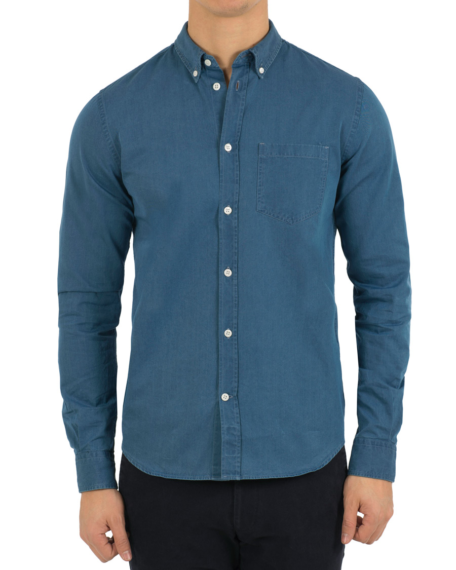 Hombres | Camisas | Norse Projects | Anton Denim Shirt Sunwashed