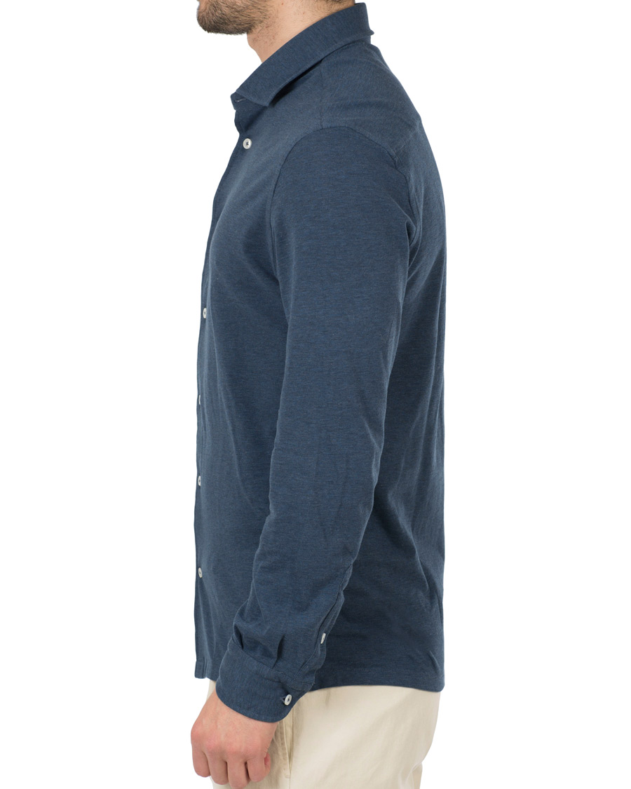 Hombres | Camisas | Barba Napoli | Jersey Shirt Blue