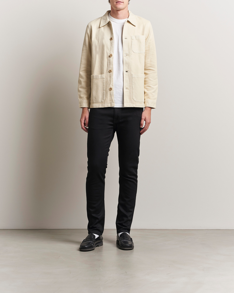 Hombres | Pantalones | Nudie Jeans | Lean Dean Jeans Dry Ever Black