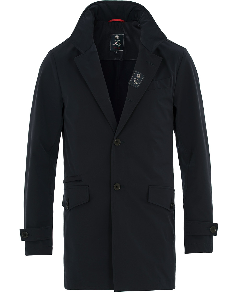 Hombres | Abrigos y chaquetas | Fay | JFK Travel Raincoat Navy