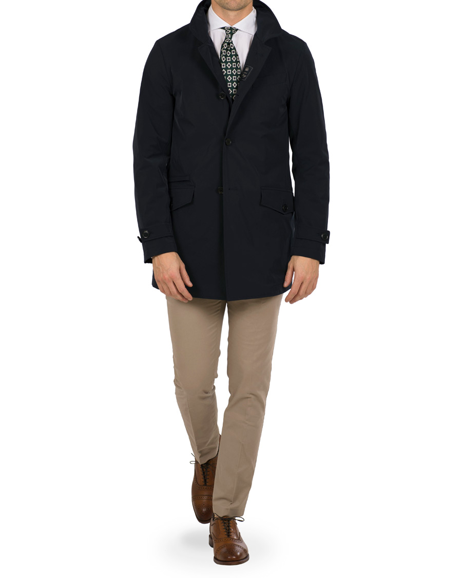 Hombres | Abrigos y chaquetas | Fay | JFK Travel Raincoat Navy