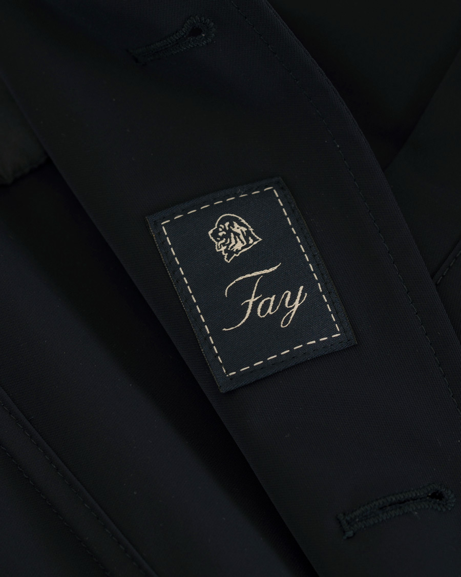 Hombres | Abrigos y chaquetas | Fay | JFK Travel Raincoat Navy