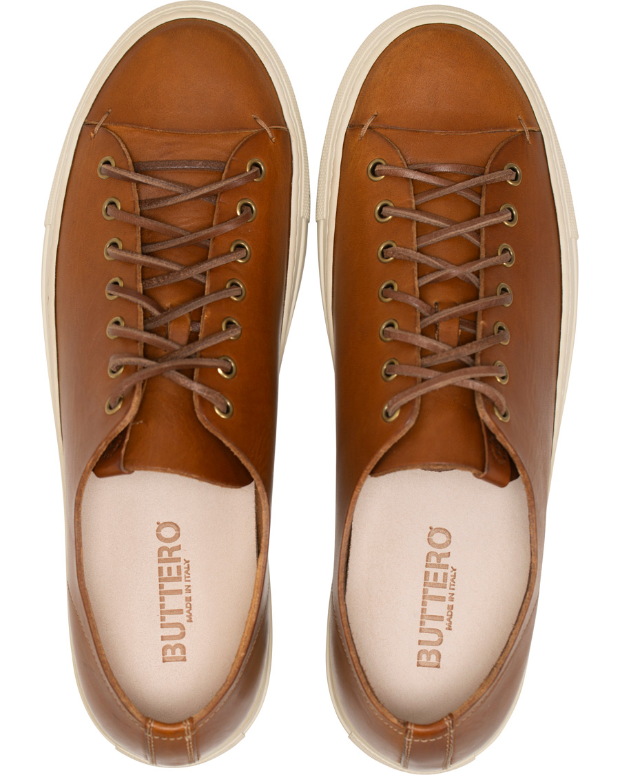 Hombres | Buttero Calf Sneaker Congac | Buttero | Calf Sneaker Congac