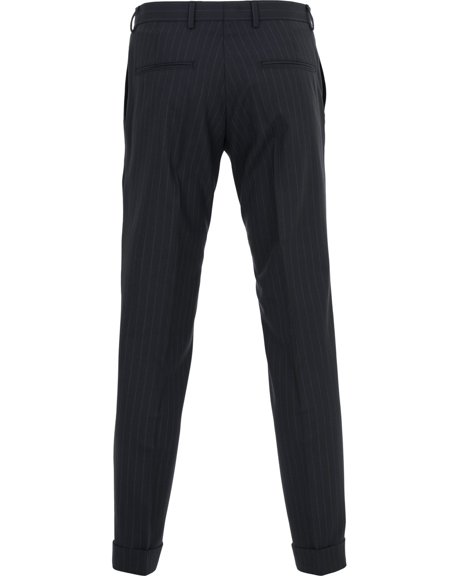 Hombres | Trajes | Oscar Jacobson | Ferry Wool Pinstripe Suit Navy