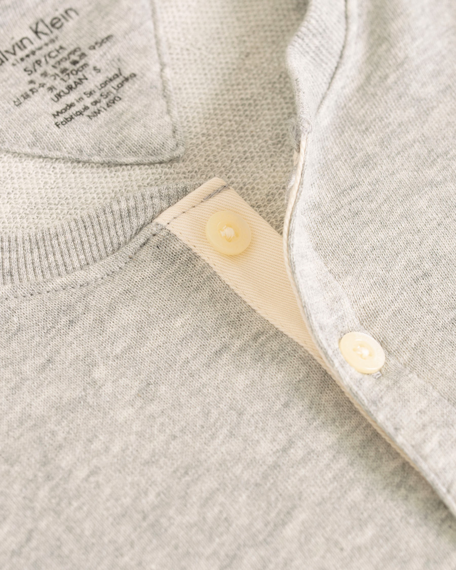 Hombres | Jerséis y prendas de punto | Calvin Klein | Henley Heather Grey