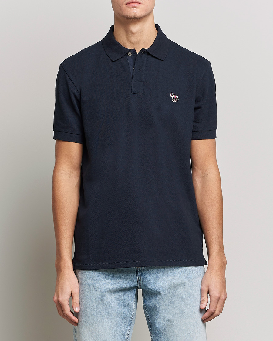Hombres | Best of British | PS Paul Smith | Regular Fit Zebra Polo Navy