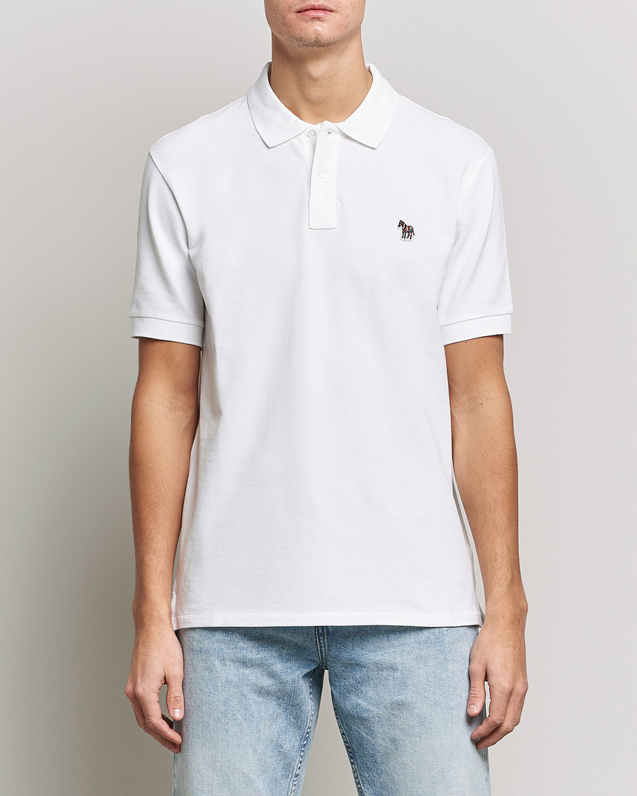 Hombres | PS Paul Smith | PS Paul Smith | Regular Fit Zebra Polo White