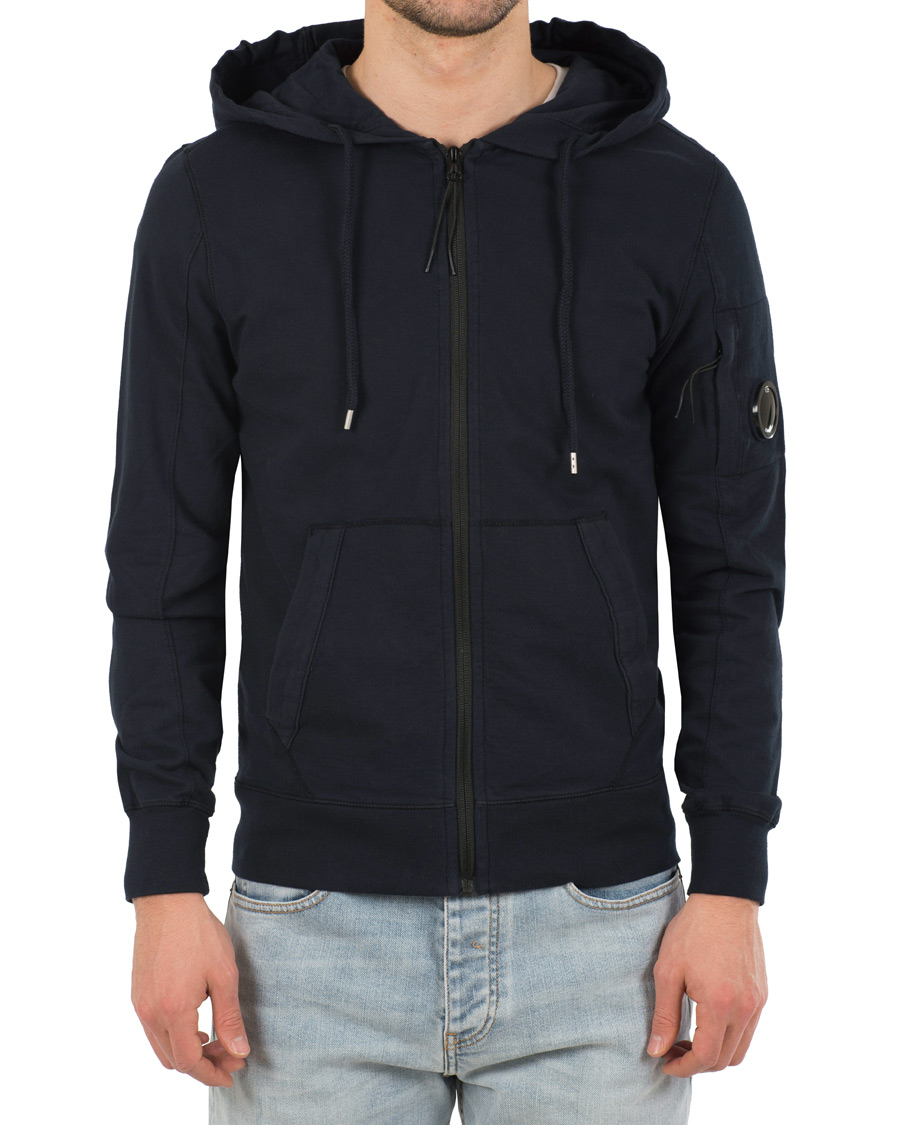 Hombres | Jerséis y prendas de punto | C.P. Company | Full-Zip Hoodie Navy