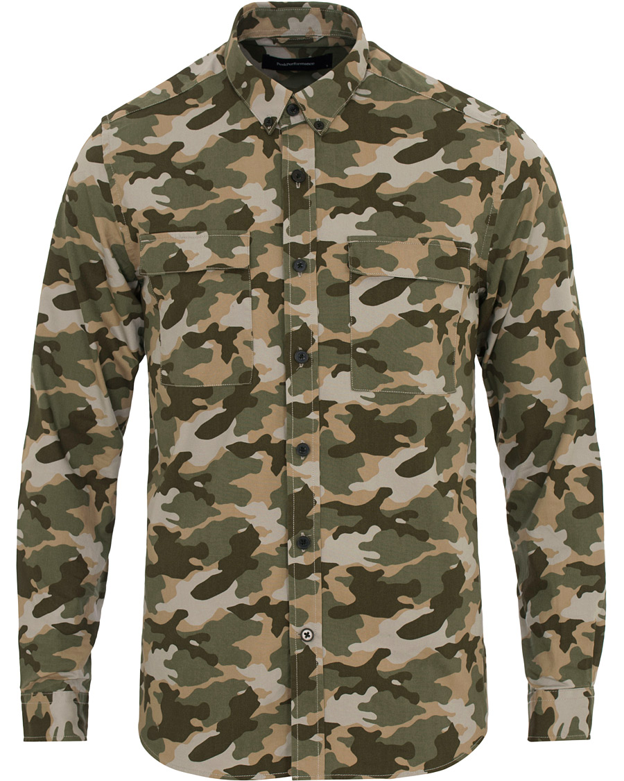 Hombres | Camisas | Peak Performance | Dean Camo Shirt Green