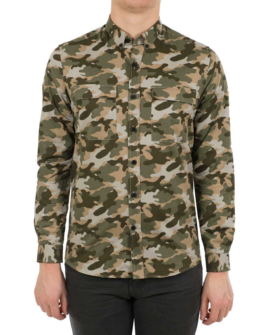 Hombres | Camisas | Peak Performance | Dean Camo Shirt Green
