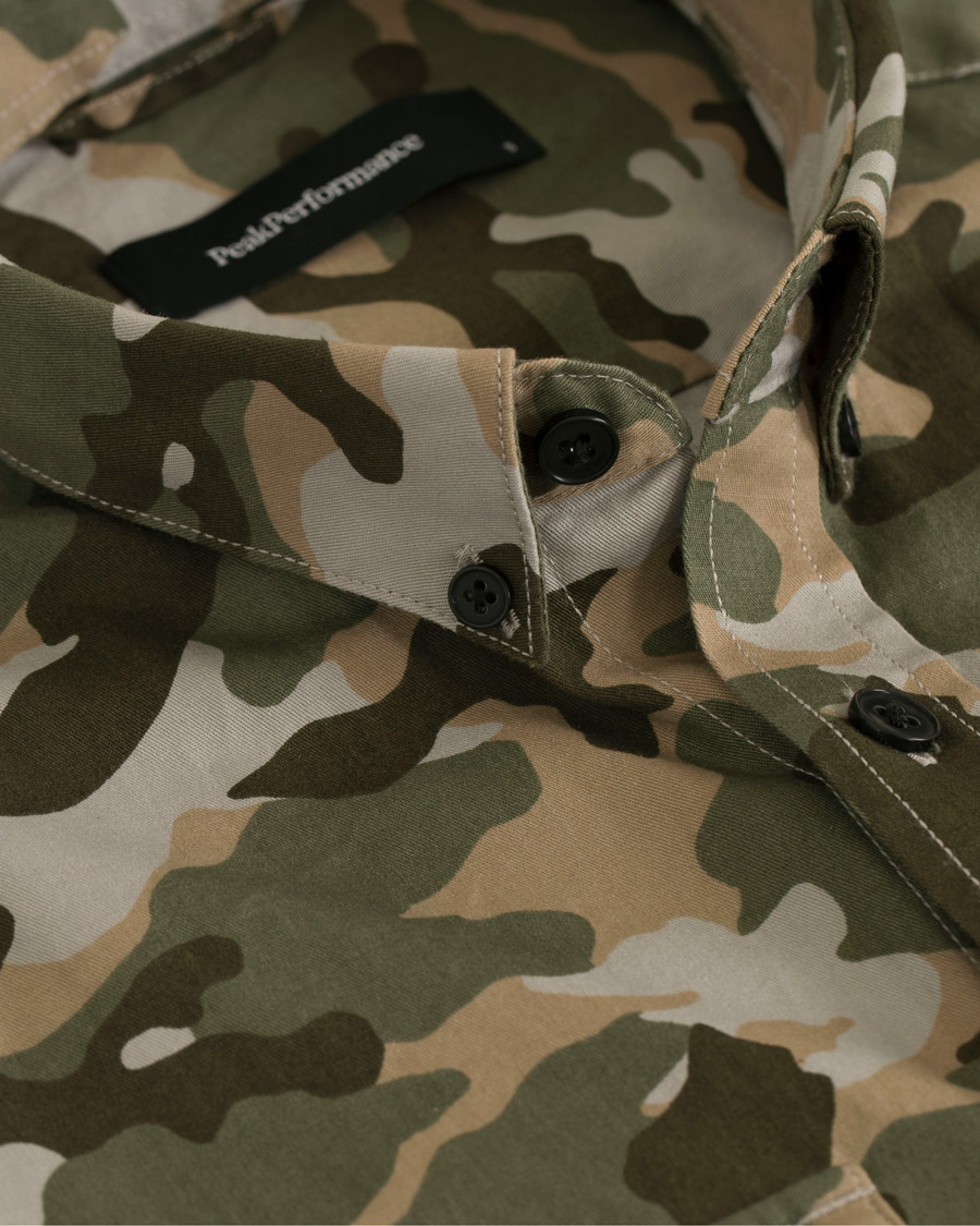 Hombres | Camisas | Peak Performance | Dean Camo Shirt Green