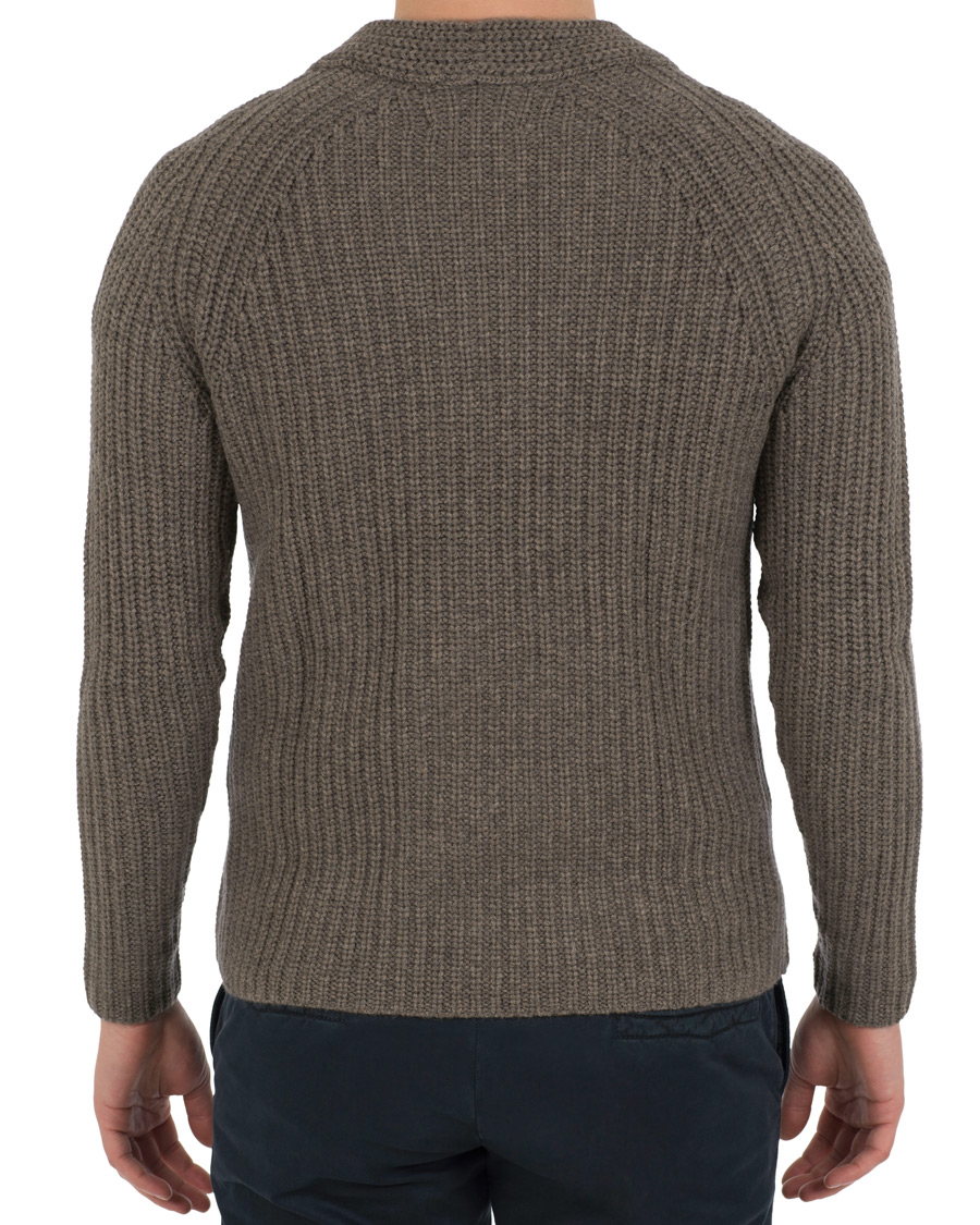 Hombres | Jerséis y prendas de punto | Soft Goat | Cashmere Chunky Cardigan Taupe