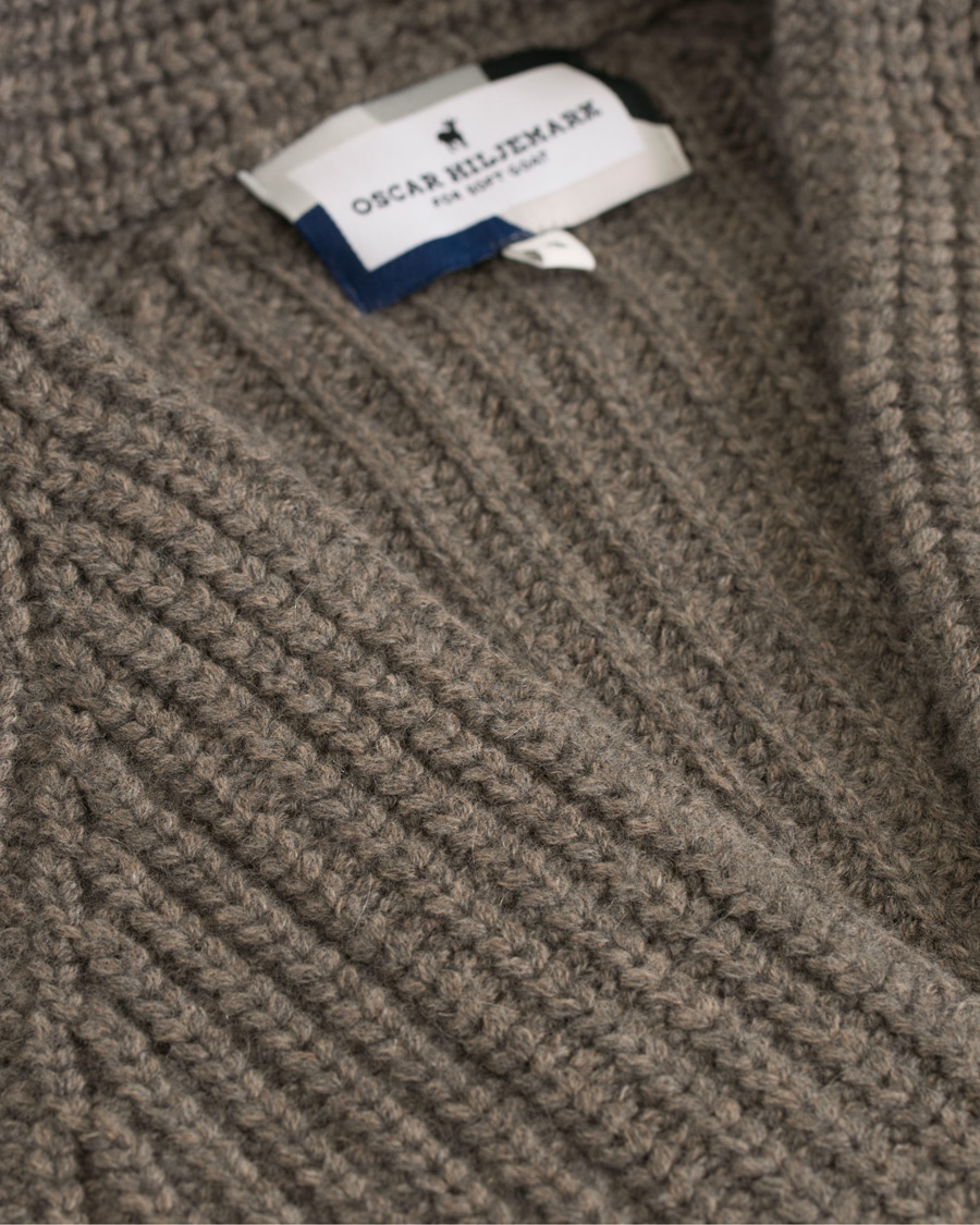 Hombres | Jerséis y prendas de punto | Soft Goat | Cashmere Chunky Cardigan Taupe