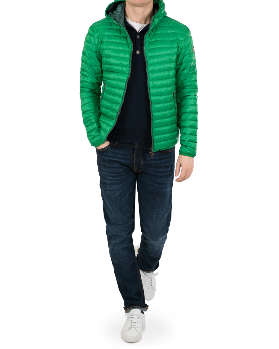 Hombres | Abrigos y chaquetas | Colmar | Lightweight Down Hooded Jacket Green