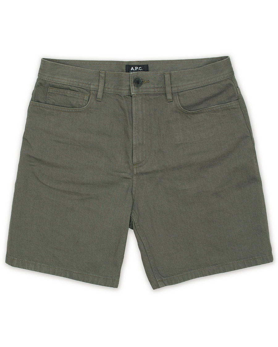 Hombres | Pantalones cortos | A.P.C. | Denim Shorts Khaki Grey