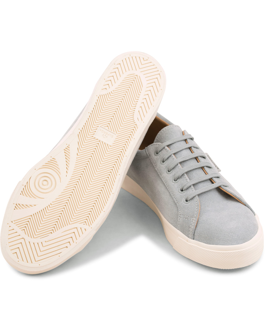 Hombres | Superga Suede Sneaker Light Grey | Superga | Suede Sneaker Light Grey