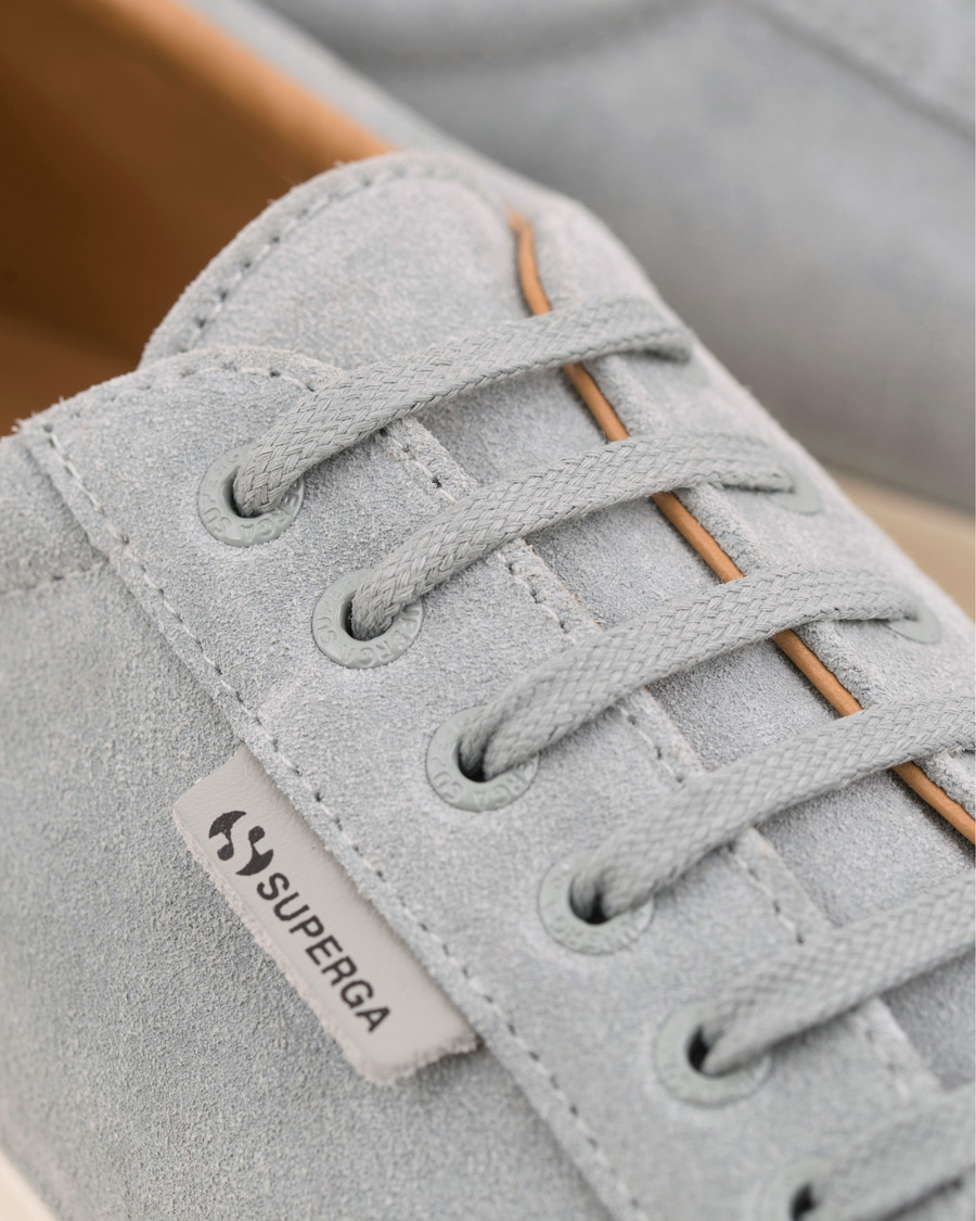 Hombres | Superga Suede Sneaker Light Grey | Superga | Suede Sneaker Light Grey