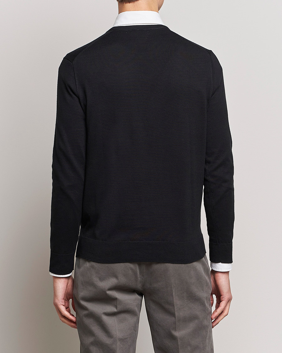 Hombres | Jerséis y prendas de punto | Polo Ralph Lauren | Pima Cotton Crew Neck Pullover Polo Black