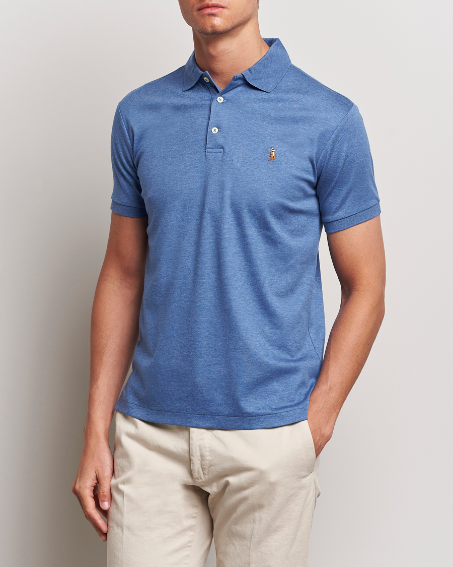 Hombres | Polos | Polo Ralph Lauren | Slim Fit Pima Cotton Polo Faded Royal