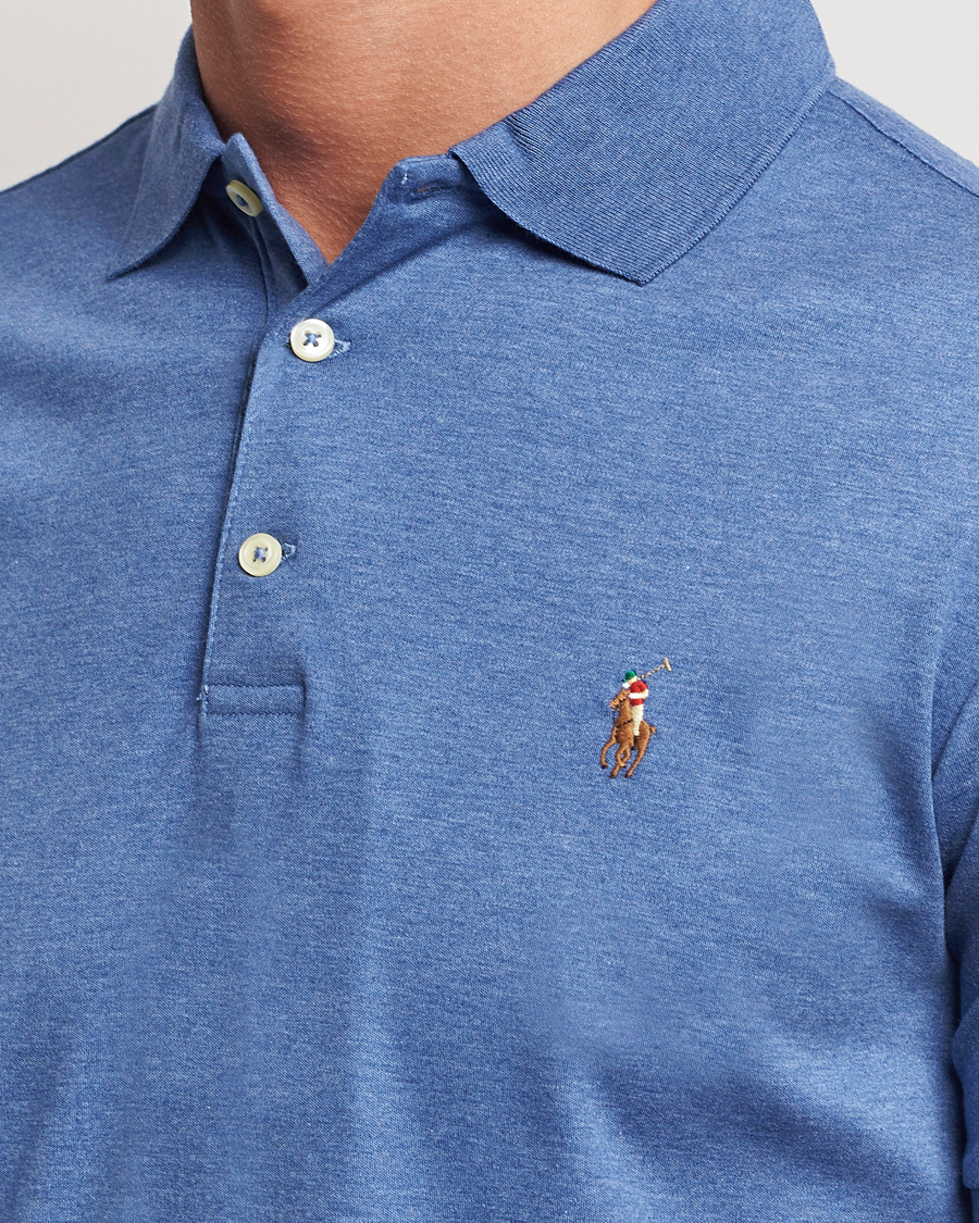 Hombres | Polos | Polo Ralph Lauren | Slim Fit Pima Cotton Polo Faded Royal