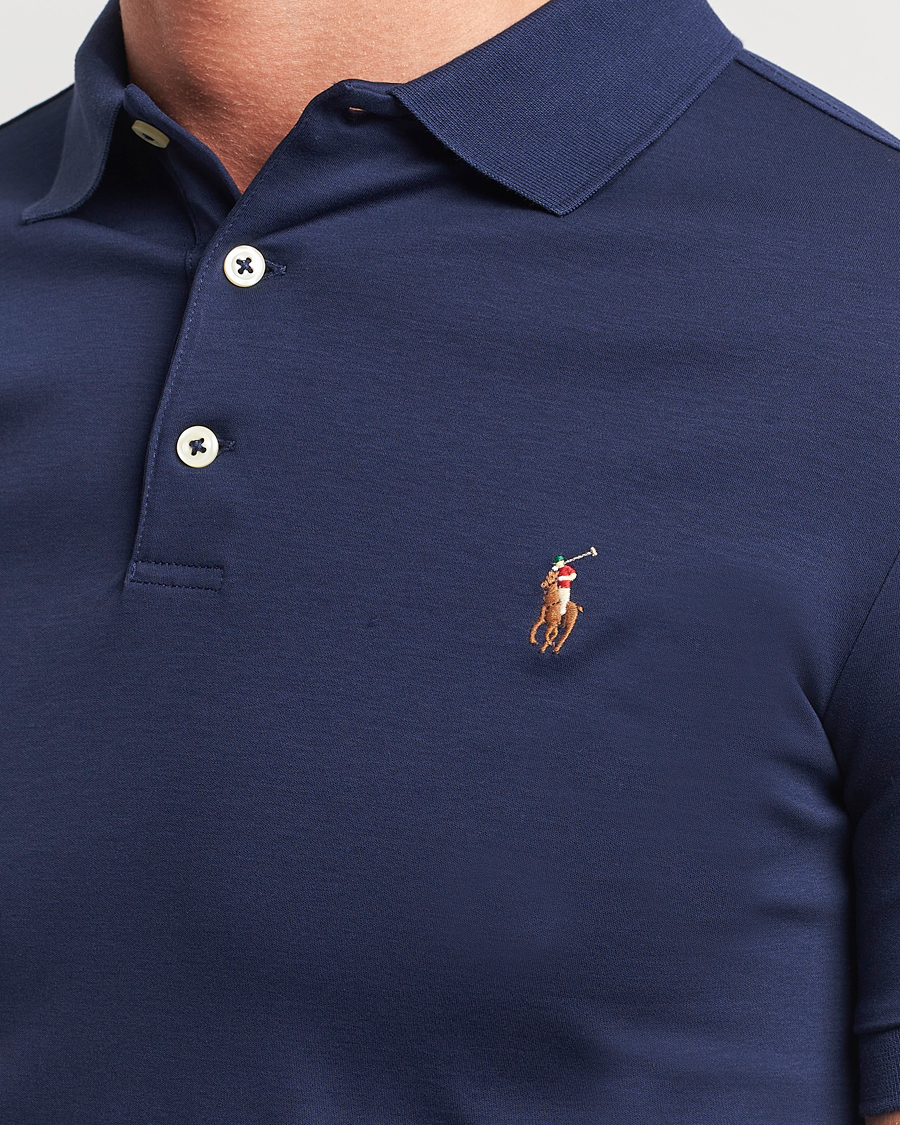 Hombres | Polos | Polo Ralph Lauren | Slim Fit Pima Cotton Polo Refined Navy