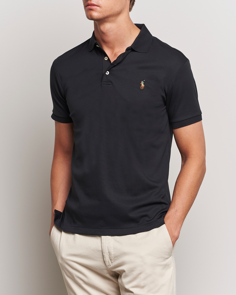 Hombres | Polos | Polo Ralph Lauren | Slim Fit Pima Cotton Polo Polo Black