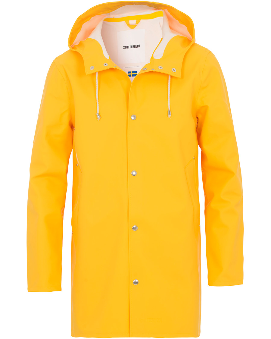 Hombres | Abrigos y chaquetas | Stutterheim | Stockholm Raincoat Yellow